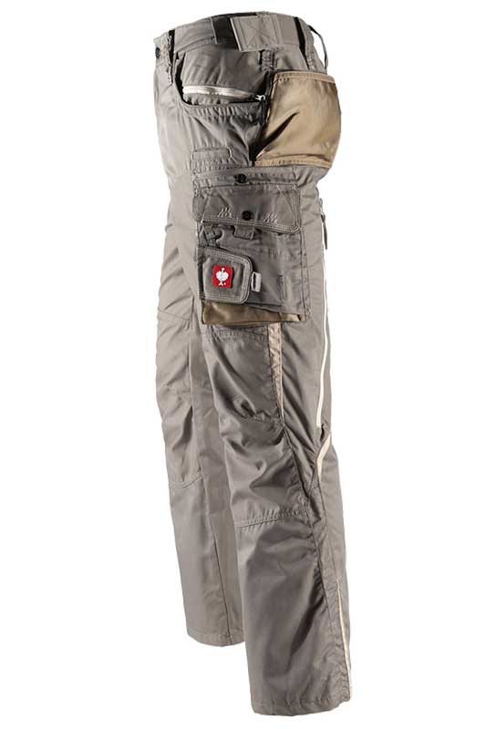 Bundhose e.s.motion Sommer – Venter Tours Edition in stein/khaki/sand, Seitentasche