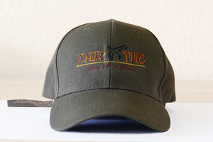 Venter Tours-Safari Cap mit verstärkter Front in olivegrün von vorne