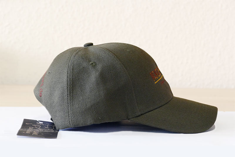 Venter Tours-Safari Cap mit verstärkter Front in olivegrün von der Seite