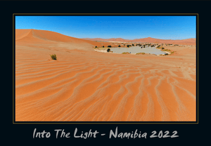 Namibia Kalender "Into The Light" 2022 von Helmut Gries – Cover