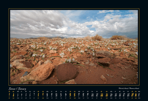 Namibia Kalender "Into The Light" 2022 von Helmut Gries – Januar Motiv