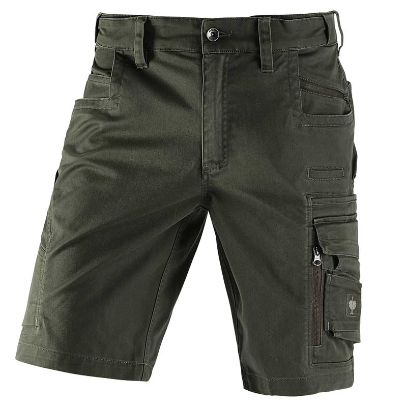 Short e.s.motion ten in der Venter Tours Edition von vorne, in tarngrün