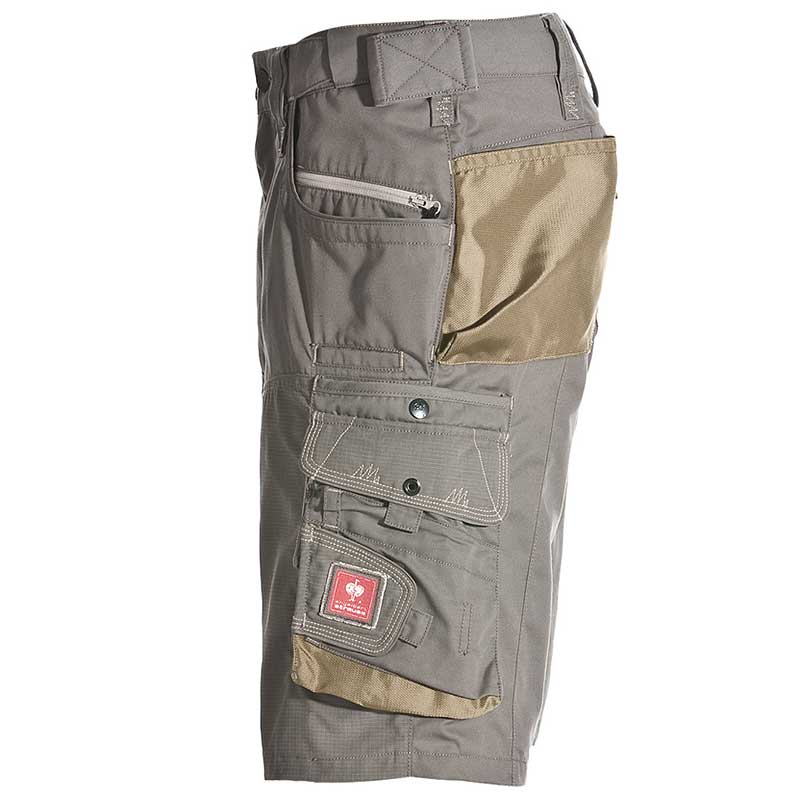 Short e.s.motion Sommer – Venter Tours Edition in khaki, Seitentasche