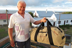Unsere Venter Tours-Safari-Tasche getragen