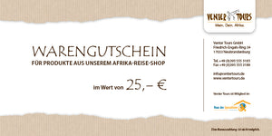 Warengutschein für unseren Online-Shop im Wert von 25 €
