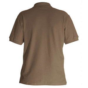 e.s. Polo-Shirt cotton – Venter Tours Edition in lehm von hinten