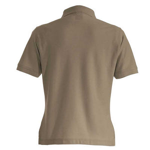 e.s. Polo-Shirt cotton – Venter Tours Edition in lehm, von hinten