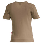 Laden Sie das Bild in den Galerie-Viewer, e.s. T-Shirt cotton V-Neck – Venter Tours Edition in lehm, von hinten
