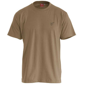 e.s. T-Shirt cotton – Venter Tours Edition in khaki, von vorne