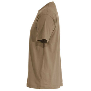 e.s. T-Shirt cotton – Venter Tours Edition in khaki, seitlich